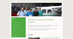 Desktop Screenshot of carolineislandsair.com